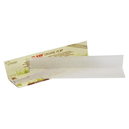 Raw Organic Hemp King Size Slim Rolling Paper Open Pack