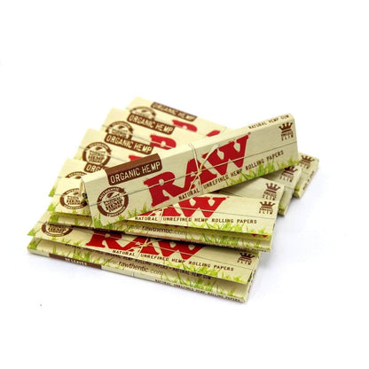 Raw organic hemp rolling paper multi pack