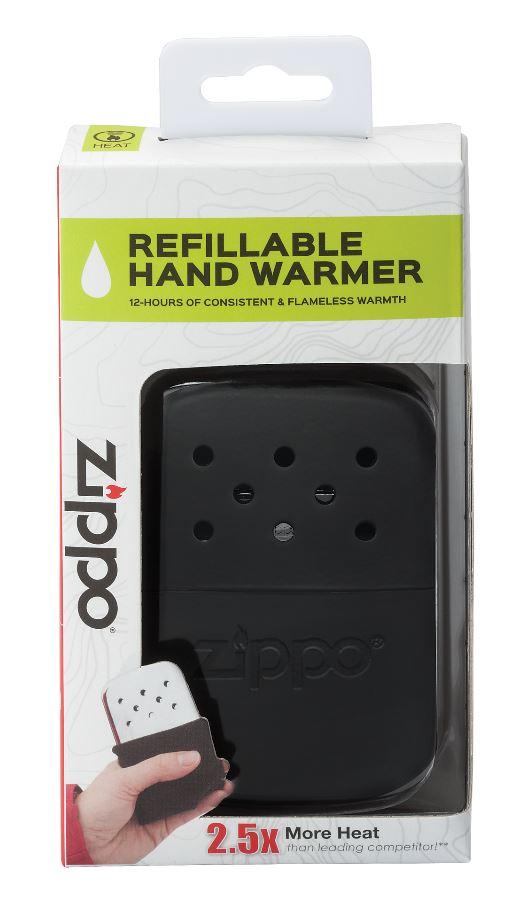 Zippo 12-Hour Black Refillable Hand Warmer Box