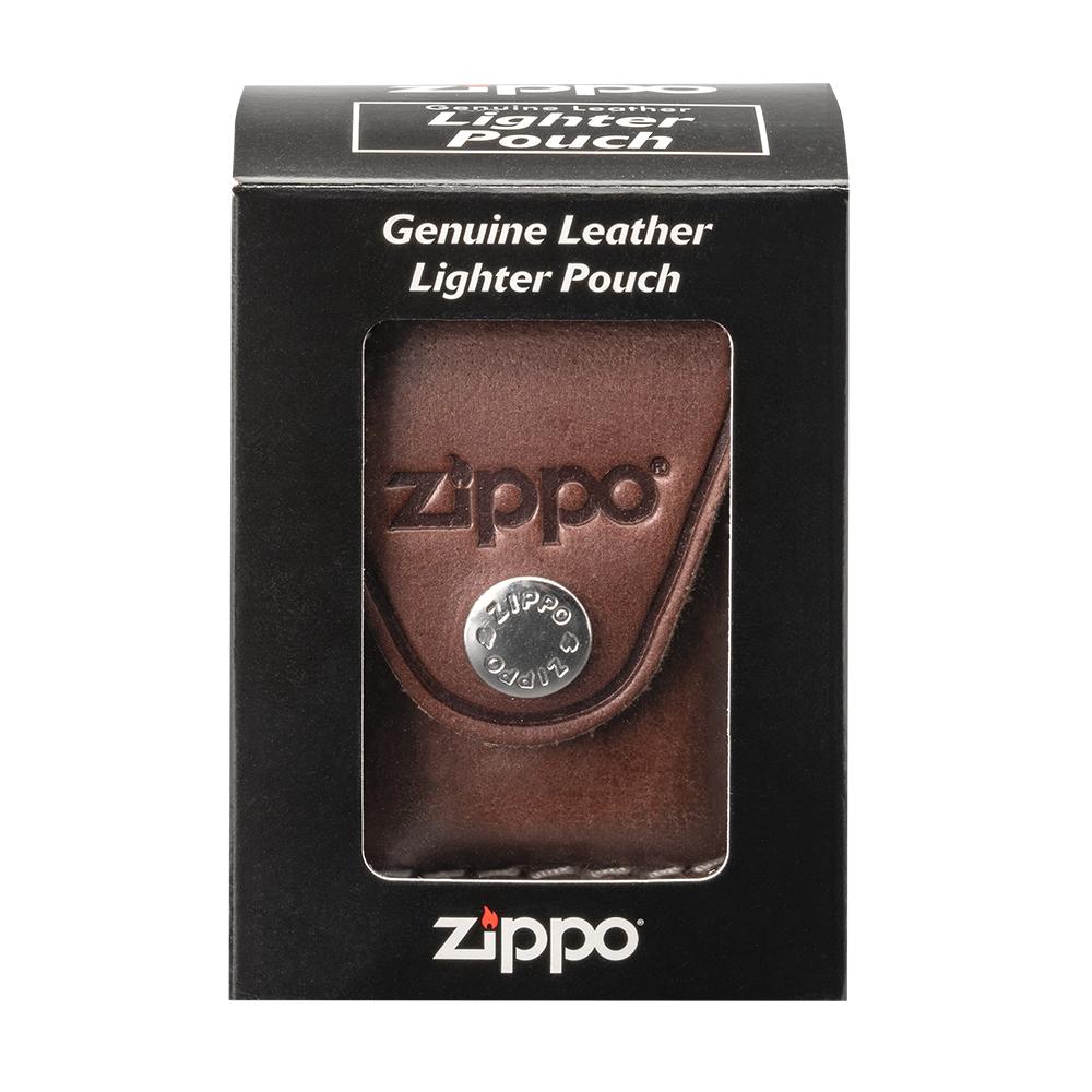 Zippo Brown Lighter Pouch- Clip Packaging Box