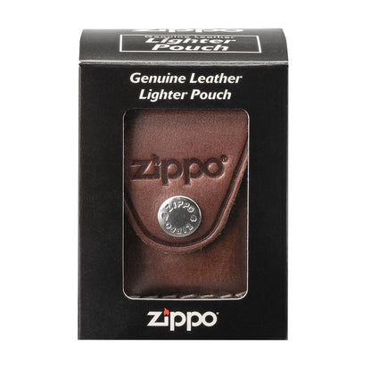 Zippo Brown Lighter Pouch- Loop Packaging Box