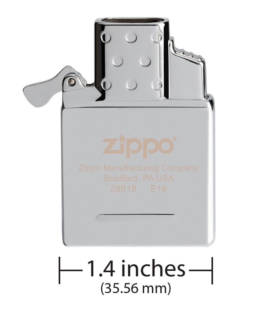 Zippo Butane Lighter Insert - Double Torch Dimensions