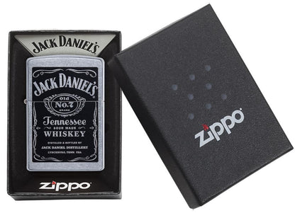 Zippo Jack Daniel's Whiskey Label Lighter Packaging box