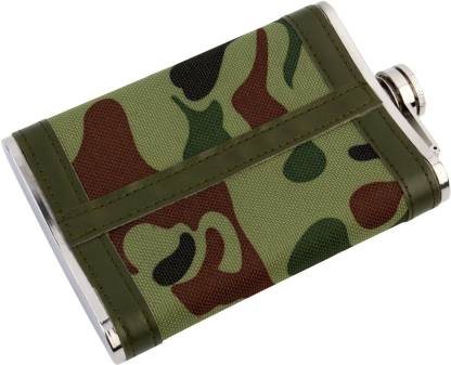 Army Camouflage Hip Flask Backside