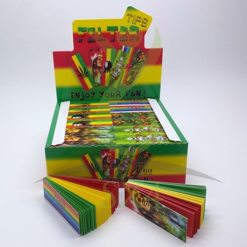 tri colourful joint filter roaches