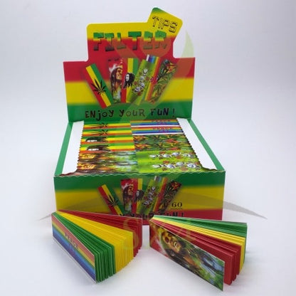 tri colourful joint filter roaches