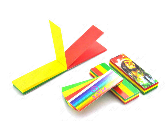 red, yellow, green smoking filter tips