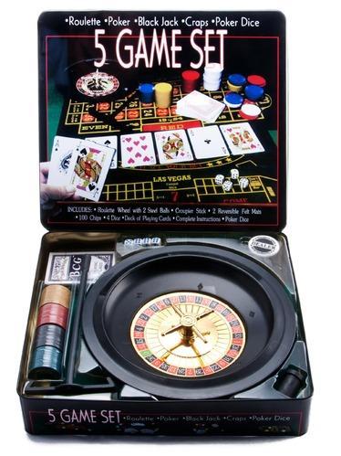 5-in-1 Casino Poker Game Set