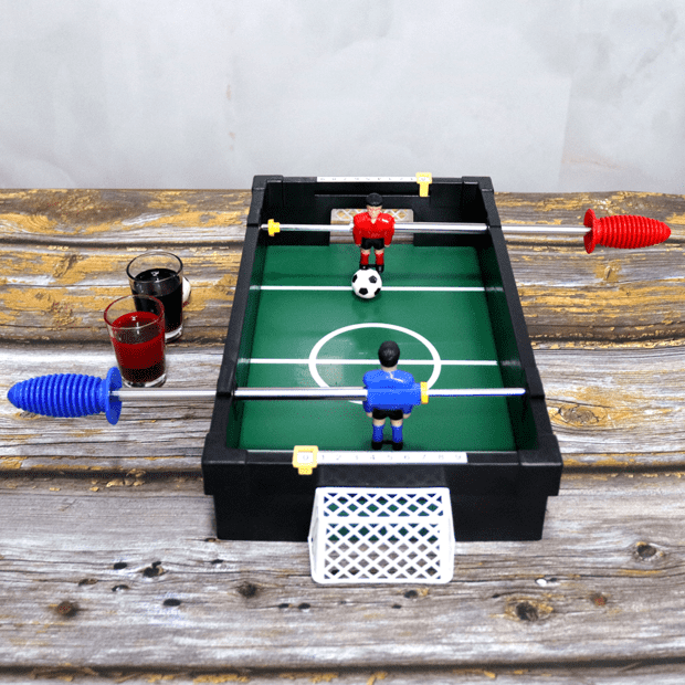 Drinking Foosball Game Set with Shot Glasses