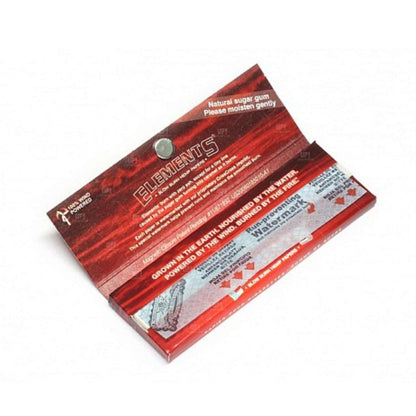 ELEMENTS Red Rolling Paper 1 ¼ Size 