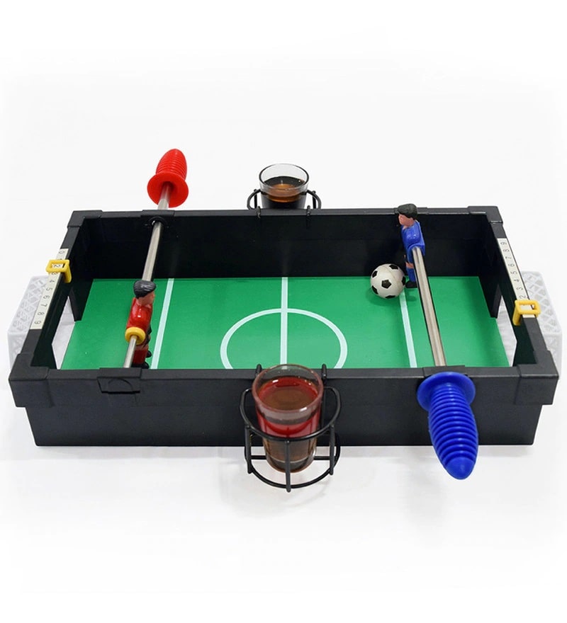 foosball drinking shot game set