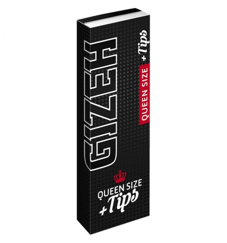 GIZEH Queen1 ¼ Size Rolling Paper with Tips