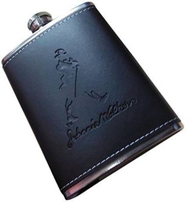 jonnie walker leather hip flask