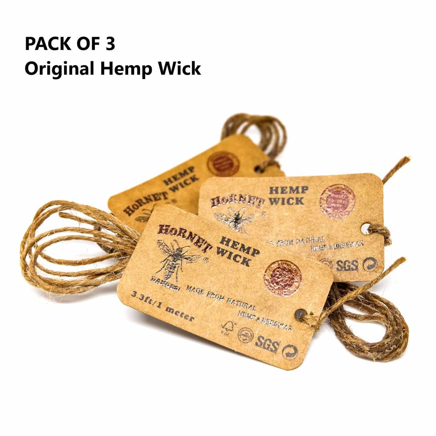 hornet organic hemp wick beewax online