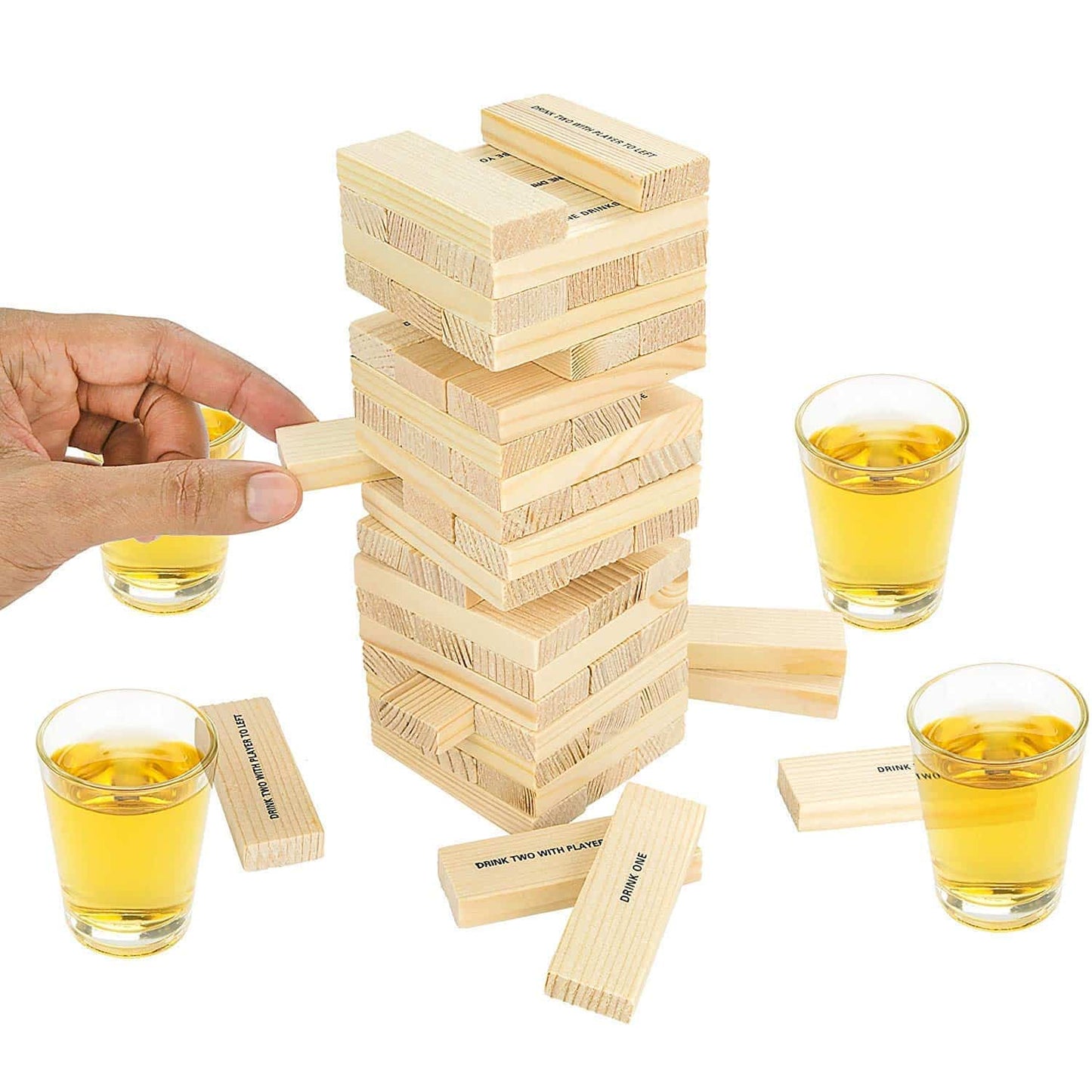 Jenga Drunken Tower Drinking Games -48Pieces