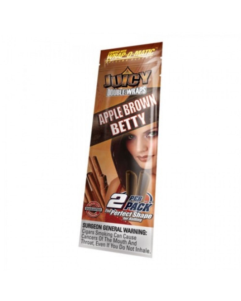 Juicy Jays Double Wraps Blunts Apple Brown Betty Pack