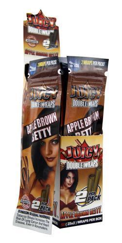 Juicy Jays Double Wraps Blunts - Apple Brown Betty Box