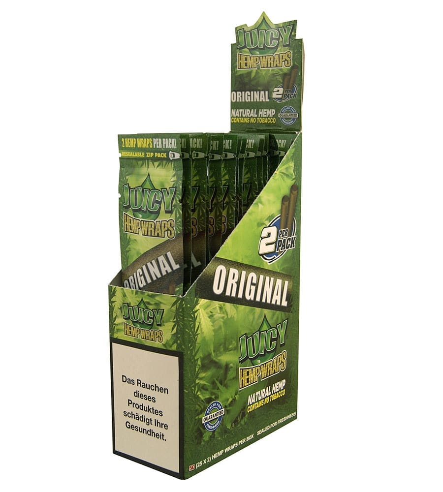 Juicy Jays Hemp Wraps Original Flavour - Box