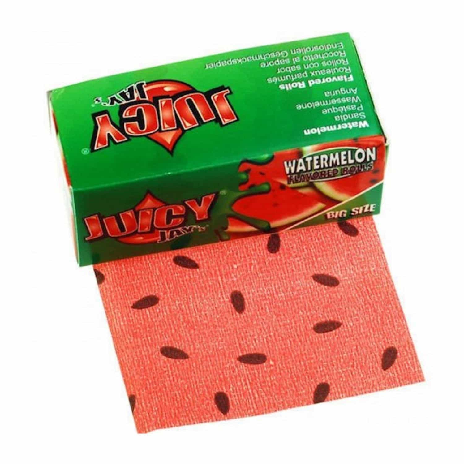 juicy jays watermelon flavoured rolls rolling paper 5 meter