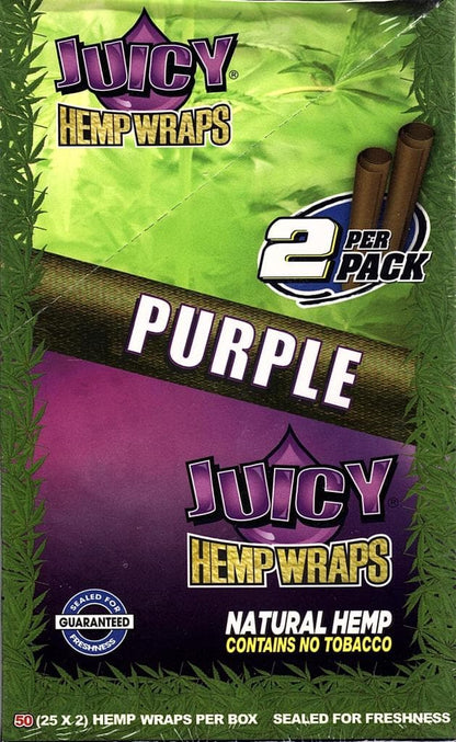 Juicy Jays Hemp Wraps Purple Poster