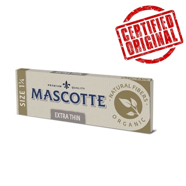 Mascotte Extra Thin Organic 1 1/4 Size Rolling Paper