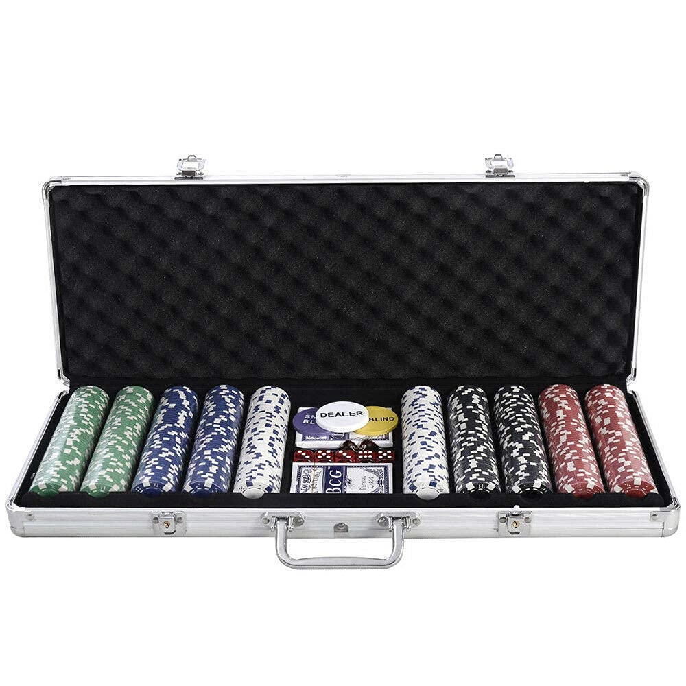 Poker Chips Set Briefcase 500 Chips