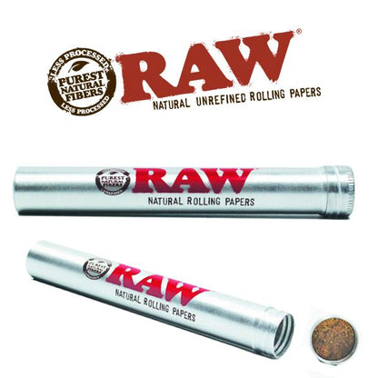 raw aluminum pre rolled cone storage tube