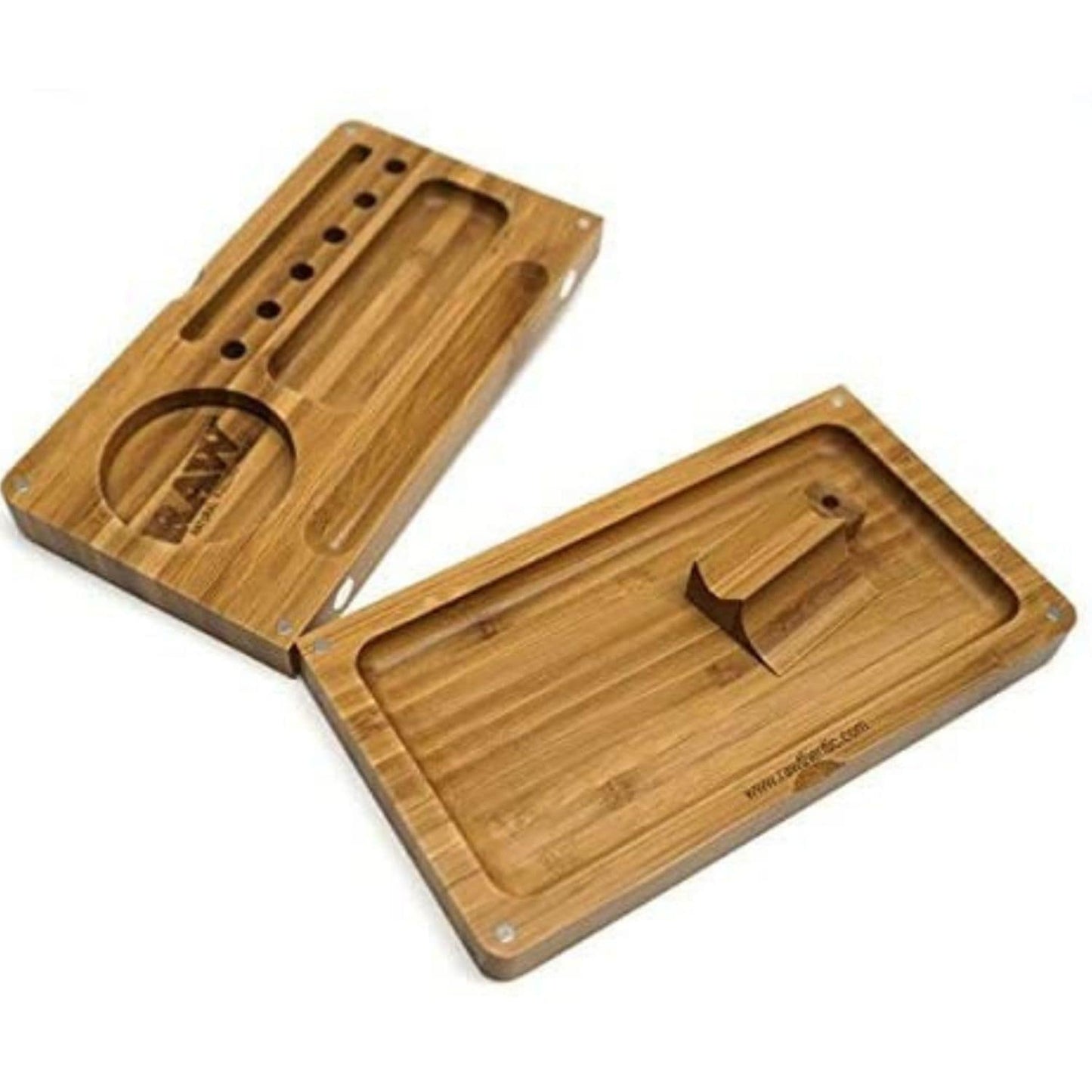 raw backflip bamboo magnetic rolling tray 