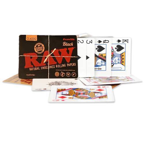 RAW Black Playing Cards Pack