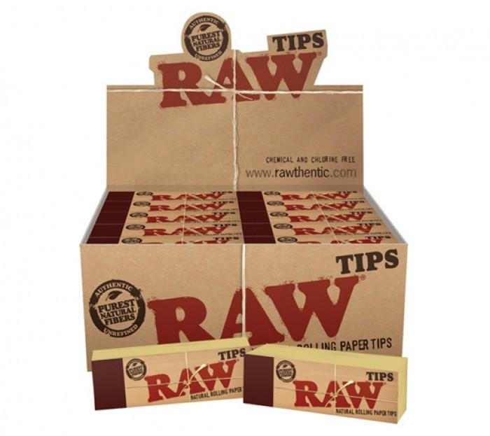 raw classic filter tips box