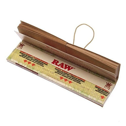 raw connoisseur rolling paper open booklet