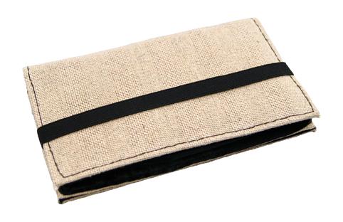 raw pure hemp smoking wallet back