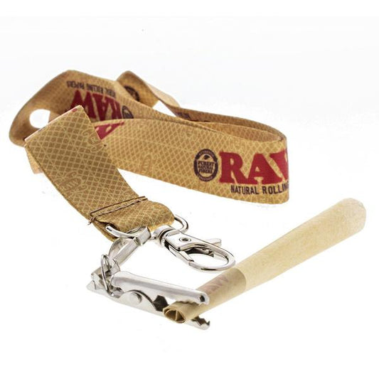 RAW Lanyard Keychain with alligator clip