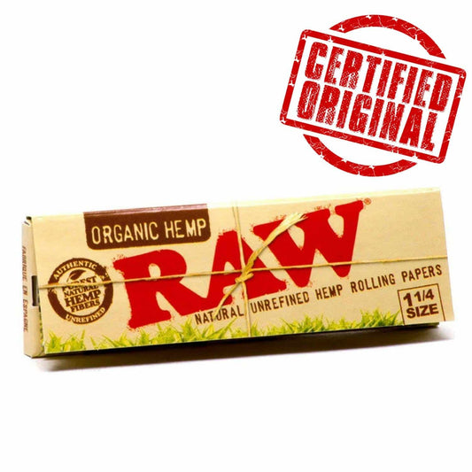 RAW Organic Rolling Paper 1 ¼ - 50 Leaves