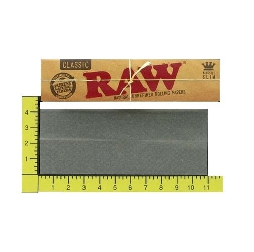 raw rolling paper dimensions size