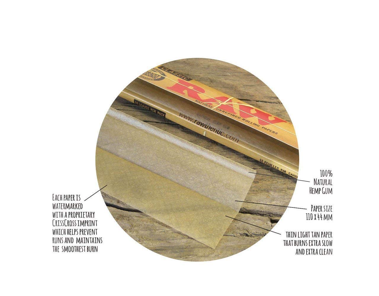 raw rolling paper information and sheet