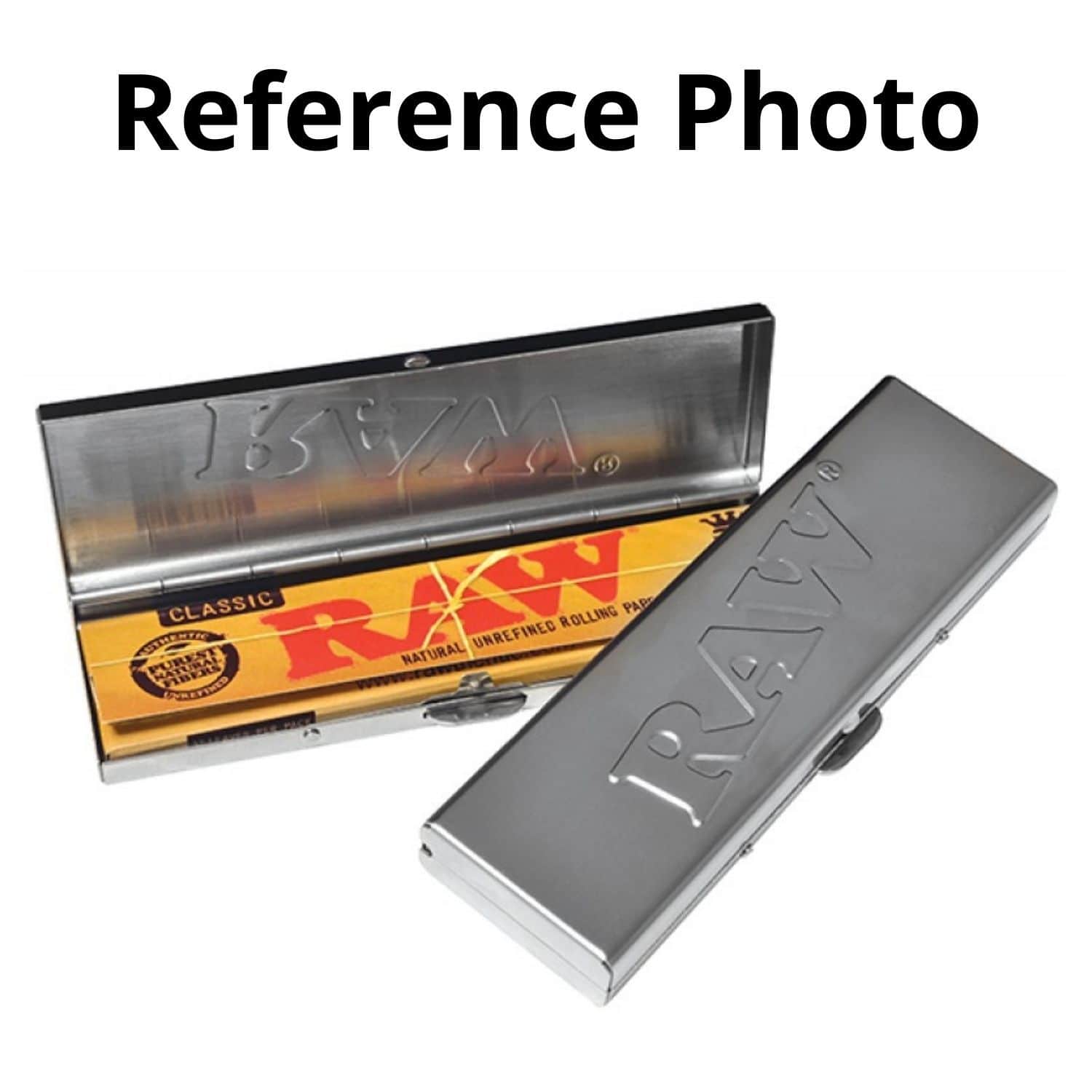 RAW Stainless Steel Paper Case - King Size Rolling Paper Container