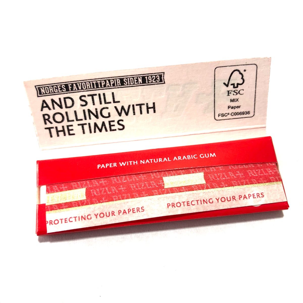 rizla red smooth rolling paper open pack