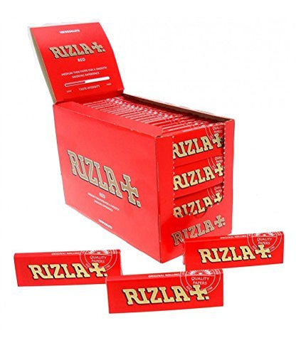 rizla red smooth rolling paper box