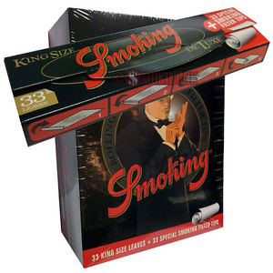 Smoking Deluxe Connoisseur - Rolling Paper with Tips Box