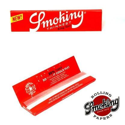 Smoking Thinnest King Size Rolling Paper Open Pack